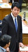 おおさか維新の会の足立康史氏（斎藤良雄撮影）
