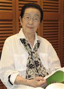 秋山ちえ子さん＝２００８年８月、都内（栫井千春撮影）