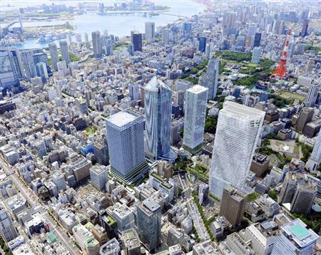 森ビルが手掛ける東京・虎ノ門地区の再開発計画のイメージ