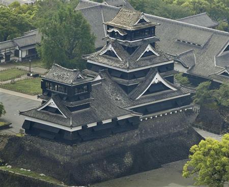 地震で被害を受けた熊本城