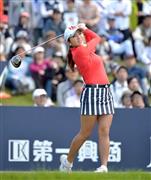 サイバーエージェントレディスに出場したイ・ボミ＝４月３０日、静岡県三島市