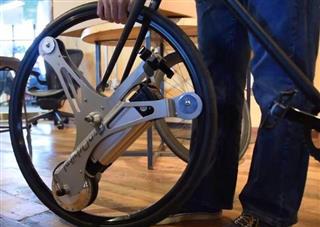 自転車を電動自転車に変身させるモーター内蔵車輪「ＧｅｏＯｒｂｉｔａｌＷｈｅｅｌ」。米キックスターターで事業化へ多額の出資が集まっている