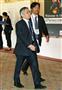 Ｇ７財務相・中央銀行総裁会議の会場に入る日銀の黒田総裁＝２１日午前、仙台市太白区（代表撮影）
