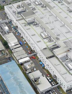 爆発があった自動車部品製造会社「アドヴィックス」の刈谷工場＝５月３０日、愛知県刈谷市