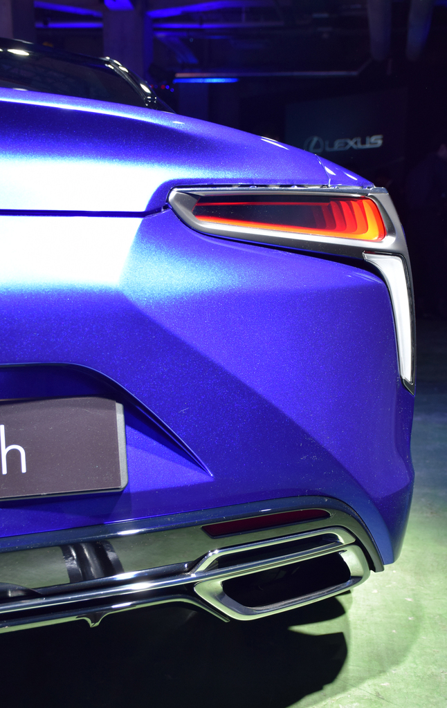 「ＬＣ５００ｈ」のテールランプ