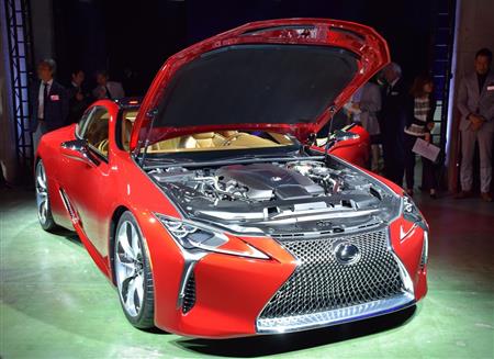 ＬＣ５００に搭載するＶ型８気筒５リッターエンジン