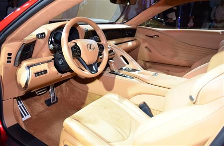 ＬＣ５００の豪華な内装