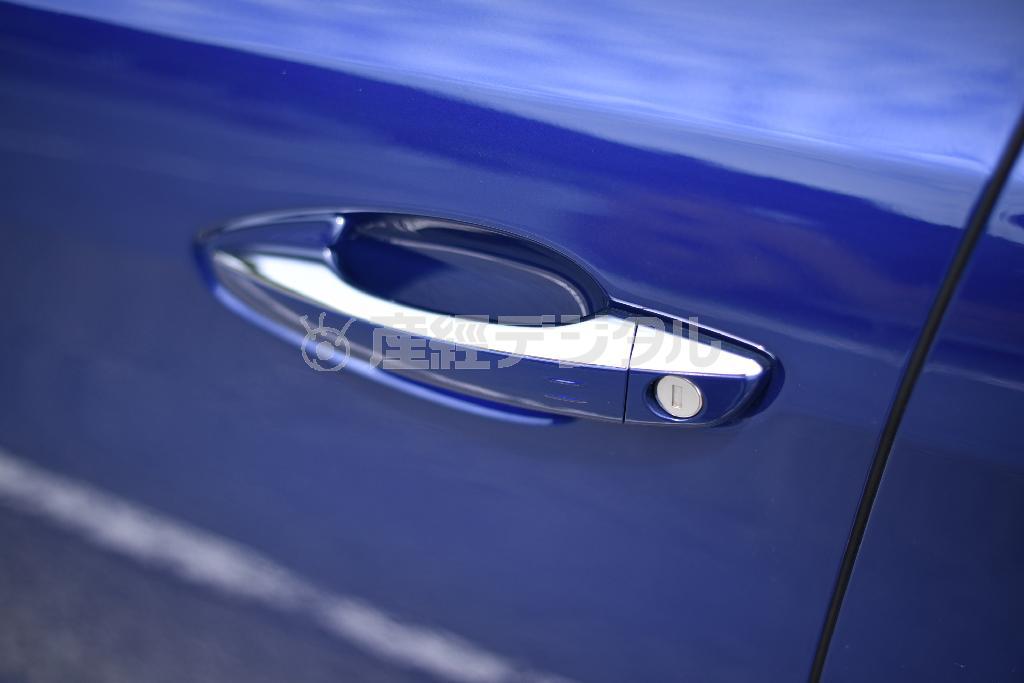 ドアノブの内側にタッチすると解錠、外側にタッチすると施錠される。プジョー・３０８ＧＴｉ