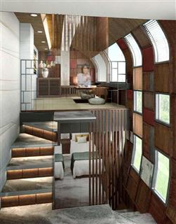 豪華寝台列車「トランスイート四季島」の最上級客室「四季島スイート」のイメージ（ＪＲ東日本提供）