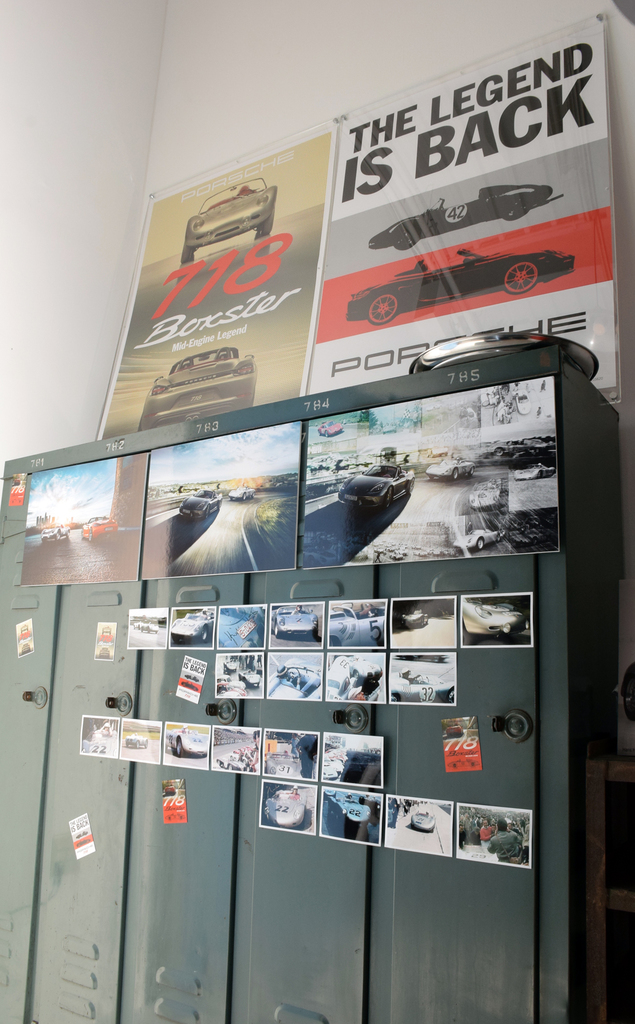 ポルシェ７１８の歴史を紹介するスペース