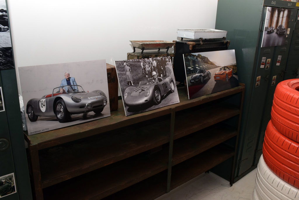 ポルシェ７１８の歴史を紹介するスペース