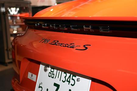 ポルシェ「７１８ボクスターＳ」のリヤスポイラー