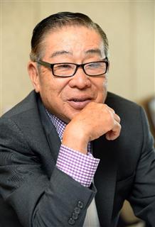 大橋巨泉さん＝2013年10月27日（横幕雅大撮影）