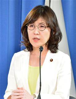 自民党の稲田朋美政調会長（斎藤良雄撮影）