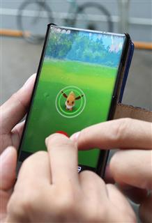 ポケモンGOが日本配信=22日、東京都千代田区 ポケモンGOが日本配信=22日、東京都千代田区