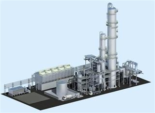 東芝などが実証事業を進めるシグマパワー有明の三川発電所のＣＣＳ設備（イメージ図）