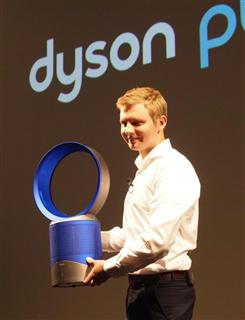 ２０１６年３月に開いた扇風機新製品の発表会