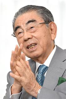 セブン＆アイホールディングスの鈴木敏文名誉顧問＝５日、東京都千代田区（寺河内美奈撮影）