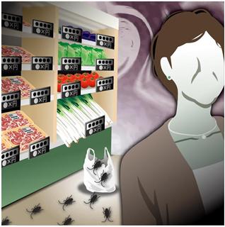 今夏、スーパーマーケットに生きたゴキブリ十数匹をまき散らしたとして、56歳の女が威力業務妨害容疑で逮捕された。インターネット上では「テロ」という言葉も飛び交ったが… 今夏、スーパーマーケットに生きたゴキブリ十数匹をまき散らしたとして、56歳の女が威力業務妨害容疑で逮捕された。インターネット上では「テロ」という言葉も飛び交ったが…