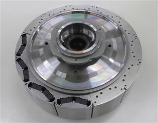 ホンダがネオジム磁石周辺の発熱を抑えるために新設計したモーターのローター