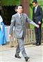 ７１回目の「終戦の日」に靖国神社を参拝した森田健作千葉県知事＝１５日午前、東京都千代田区・靖国神社（納冨康撮影）