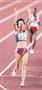 アトランタ五輪；陸上女子5000m決勝１位の王軍霞（中国）（撮影日：1996年7月28日）
