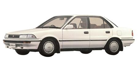 １９８７年に発売された６代目カローラ