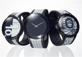 ソニーが開発する時計「FESWatchU」(ソニー提供) ソニーが開発する時計「FESWatchU」(ソニー提供)