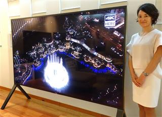 独自開発の4K高画質プロセッサーを搭載したソニー初の100インチ液晶テレビ「KJ-100Z9D」 独自開発の4K高画質プロセッサーを搭載したソニー初の100インチ液晶テレビ「KJ-100Z9D」