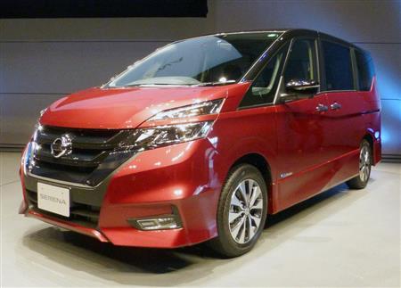 全面改良し、自動運転技術を採用した日産自動車の「セレナ」