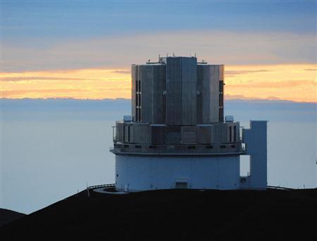 国立天文台のすばる望遠鏡＝米ハワイ島（共同）