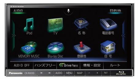 こちらは１８０ミリ画面の多機能ＳＤカーナビ「ＣＮ－ＲＸ０３Ｄ」