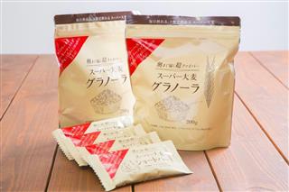帝人が試験販売しているスーパー大麦使用のグラノーラ