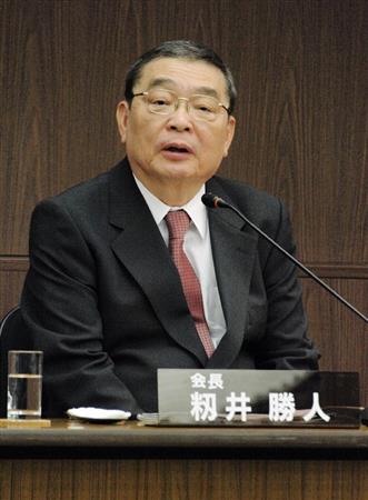 ＮＨＫの籾井勝人会長（志和浩司撮影）