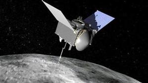 小惑星「ベンヌ」に到着した探査機「オシリス・レックス」の想像図（ＮＡＳＡ提供・共同）
