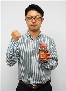 ナイシトールの開発にかけた思いなどについて話す小林製薬の福田覚さん