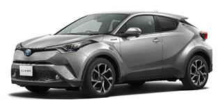 トヨタ自動車の新しい小型スポーツタイプ多目的車（ＳＵＶ）「Ｃ－ＨＲ」（提供写真）