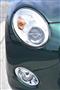 プロジェクターランプが黒目のよう。ダイハツ・コペンセロ