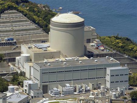 関西電力美浜原発３号機＝福井県美浜町