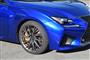 レクサスの高性能クーペ「ＲＣ Ｆ」。カラーは「ヒートブルーコントラストレイヤリング」
