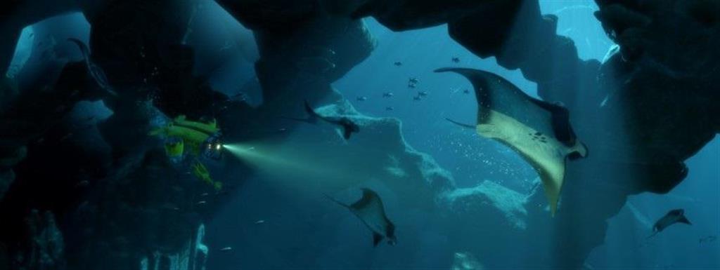 「オーシャンディセント」の画面（ソニー・インタラクティブエンタテインメントのＨＰから）