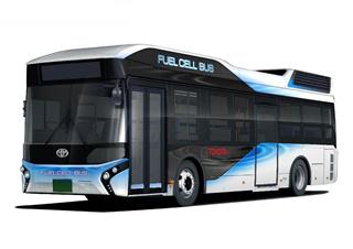 トヨタ自動車が平成29年初めに発売する燃料電池バス「トヨタFCバス」 トヨタ自動車が平成29年初めに発売する燃料電池バス「トヨタFCバス」