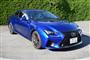 レクサスの高性能クーペ「ＲＣ Ｆ」。カラーは「ヒートブルーコントラストレイヤリング」