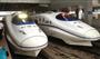 川崎重工業が供与した日本の新幹線技術をベースにした中国高速鉄道車両「ＣＲＨ３８０」型（河崎真澄撮影）