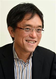 インタビューに答えるヤフーの本間浩輔上級執行役員=31日、東京・紀尾井町のヤフー本社 インタビューに答えるヤフーの本間浩輔上級執行役員=31日、東京・紀尾井町のヤフー本社