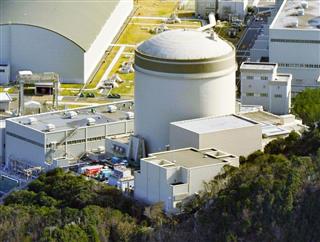 福井県美浜町の関西電力美浜原発３号機
