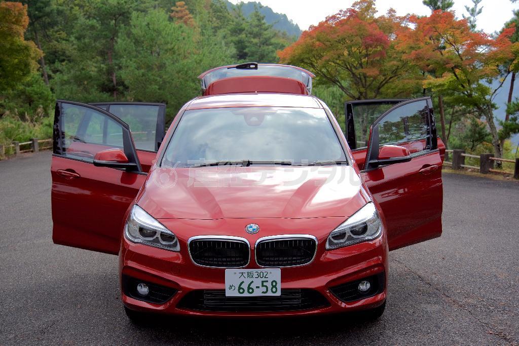 葉が真っ赤になった頃に再訪したい。ＢＭＷ・２１８ｄグランツアラー