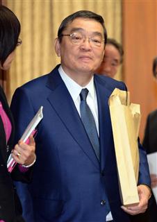 ＮＨＫの籾井勝人会長（酒巻俊介撮影）