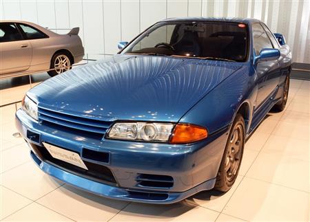 ３代目のスカイラインＧＴ－Ｒ（Ｒ３２）＝日産グローバル本社ギャラリー