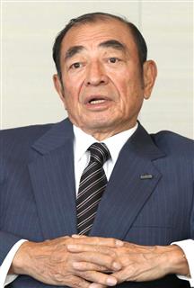 インタビューに応じる富士フイルムHDの古森重隆会長兼CEO=11月29日、東京都港区 インタビューに応じる富士フイルムHDの古森重隆会長兼CEO=11月29日、東京都港区